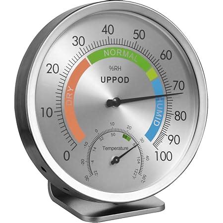LittleGood 5" Indoor Outdoor Hygrometer/Thermometer, Humidity Gauge ...