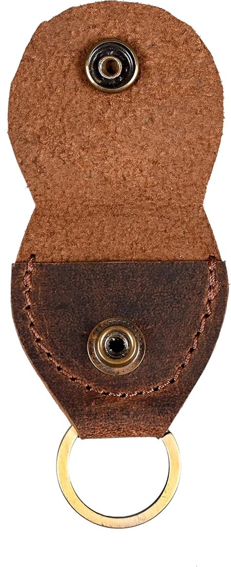 Buy CestAntiQ, Rustic Leather Guitar Pick Holder, Keychain Key ...