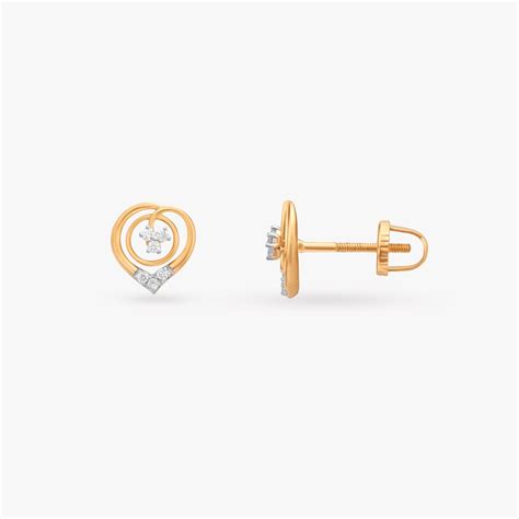 Contemporary Radiance Diamond Stud Earrings