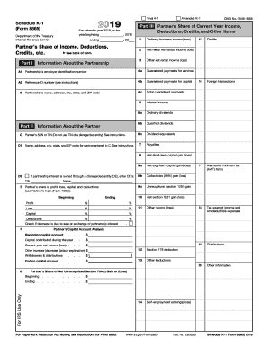 2019 Form IRS 8865 - Schedule K-1 Fill Online, Printable, Fillable ...