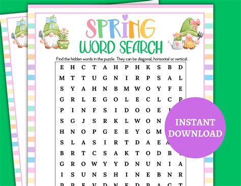 Image result for Spring Word Games