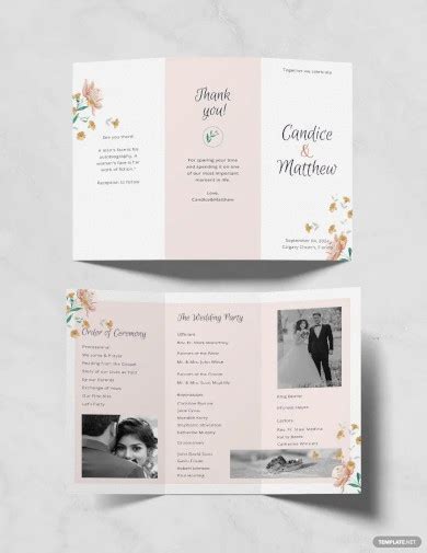 Image result for Sample of Wedding Program