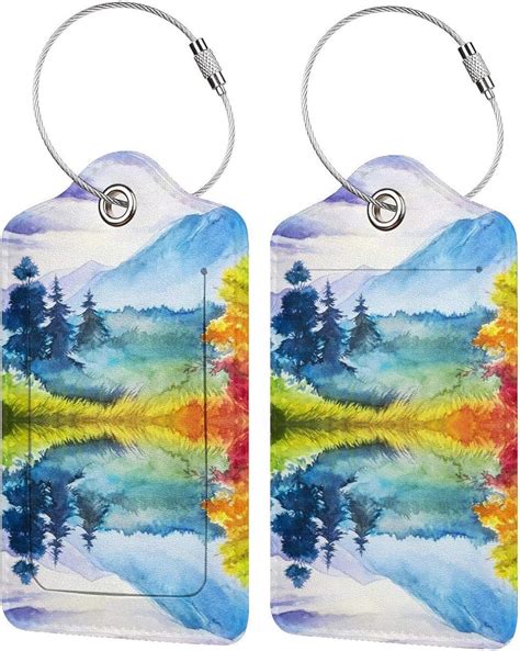 2 Pack Luggage Tag for Suitcase, Cute Unique Leather India | Ubuy