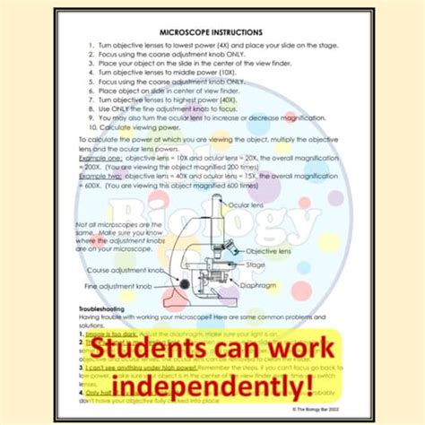Image result for How To Use A Microscope For Elementary Students