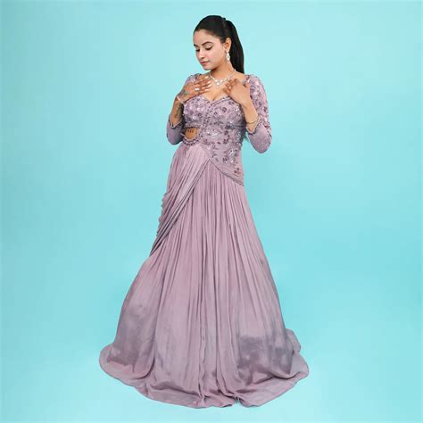 Floor-Length One-Piece Gown – vastrachowk