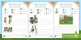 Swimming Writing Prompt Pictures - Years 0-2 - Twinkl NZ