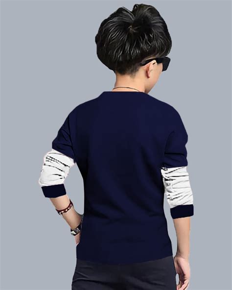 Color Blocked Printed Boys Apparel top bottom set for kids