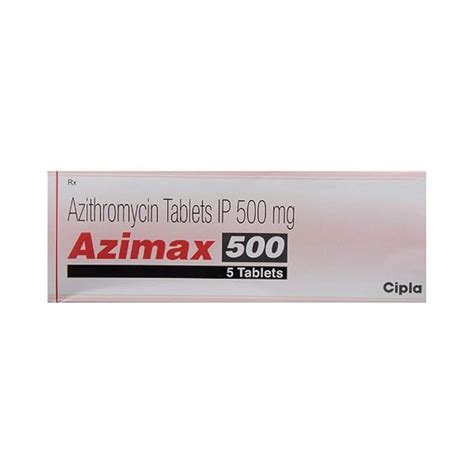 Azimax 500Mg - Strip of 5 Tablets : Amazon.in