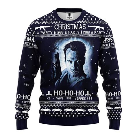 Die Hard Ugly Christmas Sweater - RobinPlaceFabrics