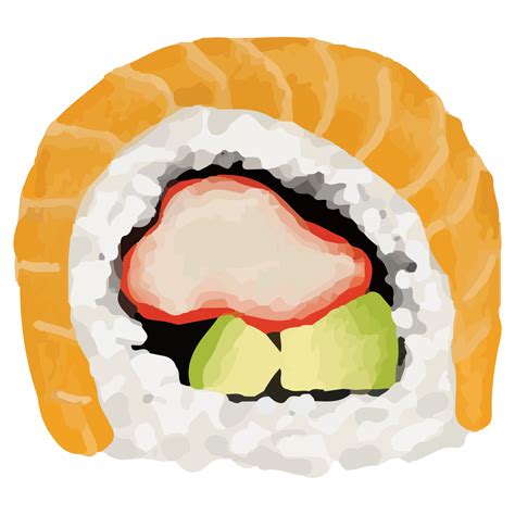 Sushi Japanese Food Clip art Element Transparent Background 24399328 PNG