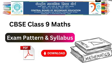 Class 9 CBSE Syllabus Maths 的图像结果