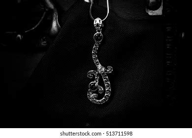 Jewelry On Black Rock Shot On Stock Photo 46880779 | Shutterstock