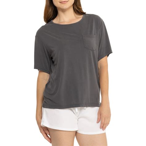 Southern Shirt Company Jomo Modal Pocket Pajama Shirt - Short Sleeve ...