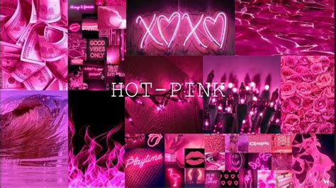 Hot Pink Aesthetic Wallpaper Designs
