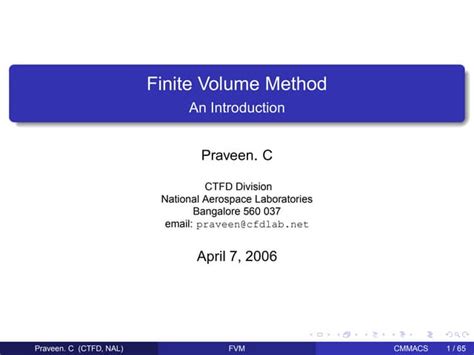 Image result for Example of Finite Volume Method