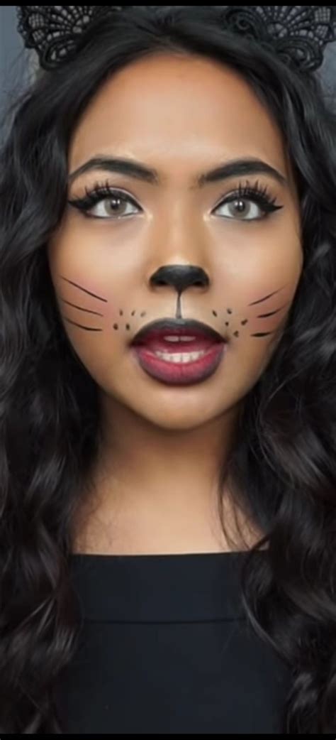 Pin by Macall Doherty on Halloween makeup | Cat halloween makeup, Cat ...