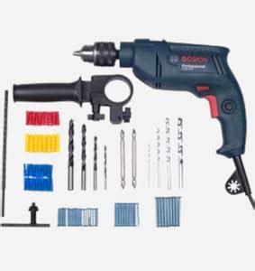 Bosch Freedom Kit GSB 550-Watt Impact Drill Kit (Blue, 90-Pieces ...