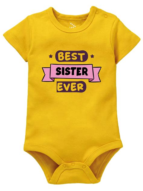 Best Sister Ever - Onesie | Baby Outfits/Rompers for Raksha Bandhan ...