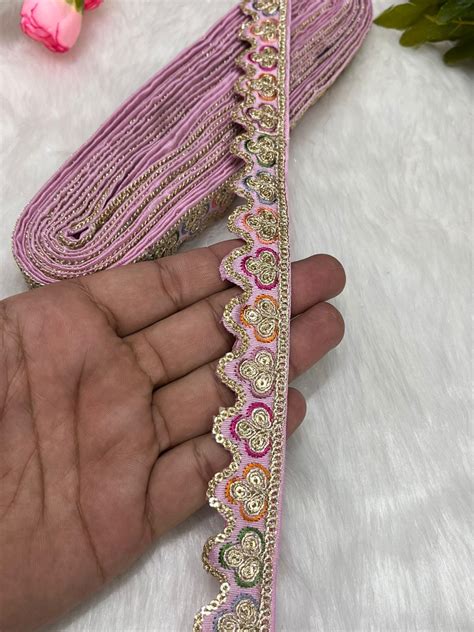Sabyasachi-Inspired Multicoloured Designer Embroidered Trims – 9 Meter ...