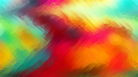 Download wallpaper 2560x1440 colorful, blurred, paint, strokes ...