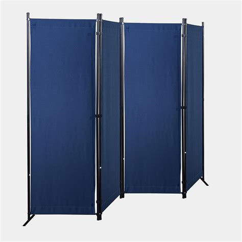4 Panel Partition Room Dividers Folding Privacy Screen Temporary Wall ...