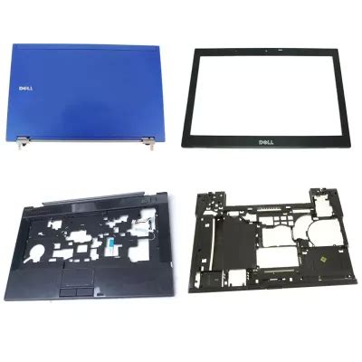 Dell Latitude e6410 LCD Top Cover Bezel Hinges with Touchpad Palmrest ...