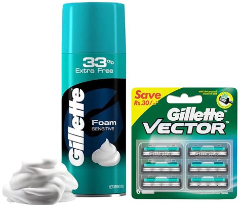Buy Gillette Classic Sensitive Shave Foam - 418 g (33% extra ...