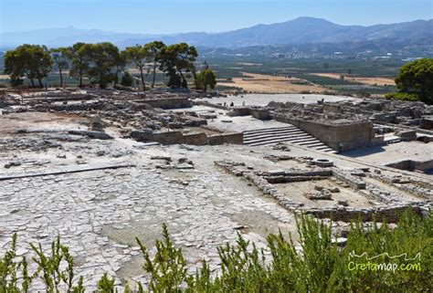 Phaistos Archaeological Site south Heraklion | Crete - Cretamap.com