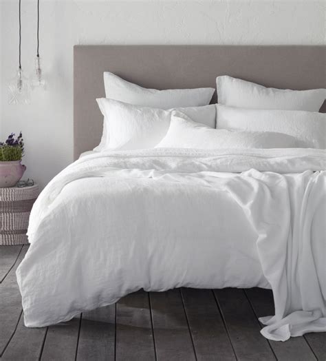 White 100% Linen Bedding Collection | Secret Linen Store