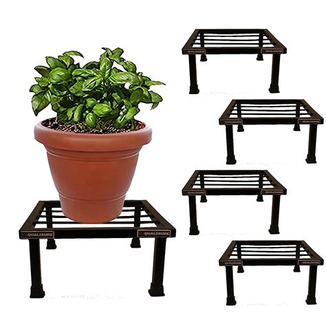 Qualisure Plant Stands for Outdoor Balcony, Durable Stand for Plants in ...