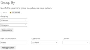 Subgroup Index Power Query 的图像结果