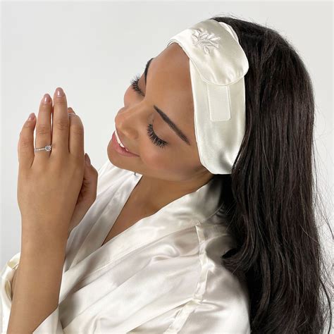Mulberry Park Silks Silk Glam Band - Ivory - Ivory / Silk Glam Band ...
