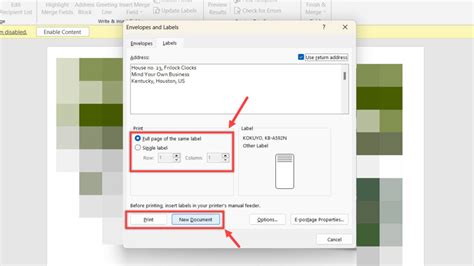 Image result for How to Print Labels Using Word