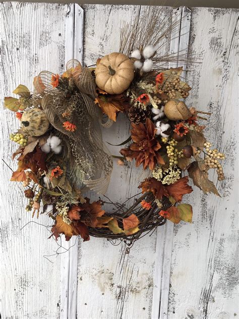 fall wreath hanger