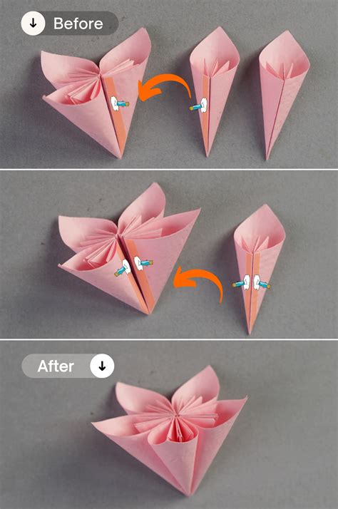 Image result for Origami Flower Tutorial