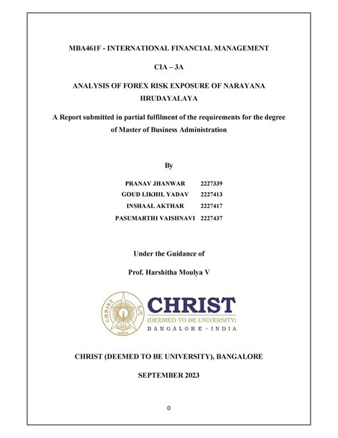 IFM CIA 3A Group 7 - CIA 3A - MBA461F - INTERNATIONAL FINANCIAL ...