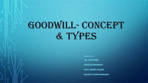 Image result for Types of Goodwill