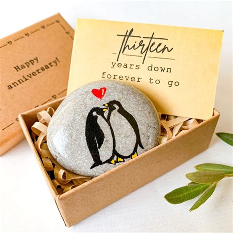 Personalized 13th Anniversary Gift for Him Her, 13 Year Anniversary ...