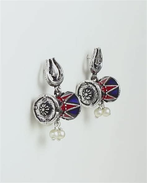 Moksha Damru Trishul Earrings – VOYLLA