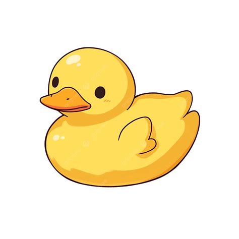 Cute Yellow Duck Cartoon Element, Duck Clipart, Cute Clipart, Cartoon Clipart PNG Transparent ...