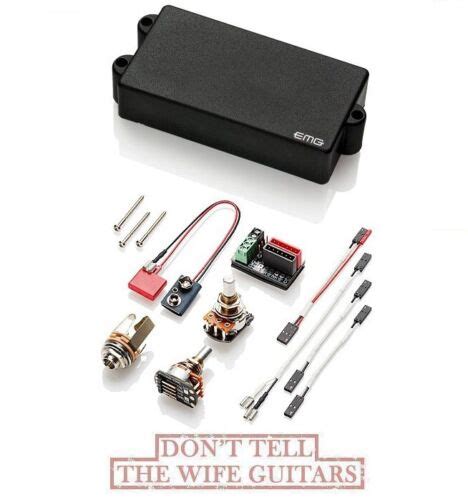 EMG MMCSX Music Man 4 String Bass Active Black India | Ubuy