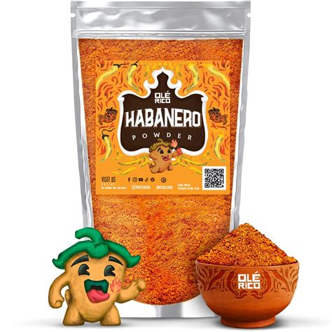 Amazon.com : OLÉ RICO - Habanero Chile Powder Bag 5oz.) - Dried ...