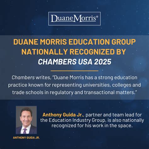 Duane Morris Education Group Nationally Recognized by Chambers USA ...