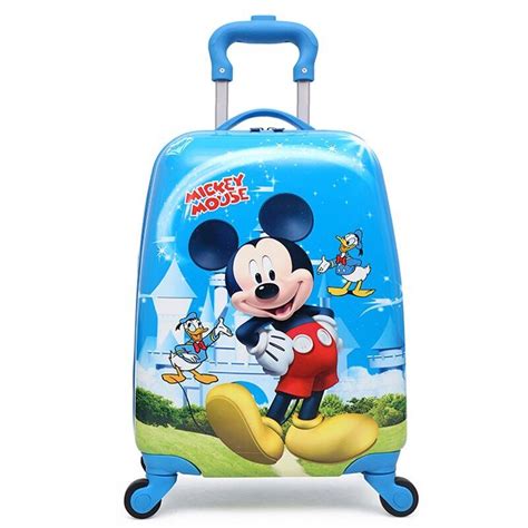 Travel Suitcase Wheels Cartoon Bag Children Rolling | Ubuy India