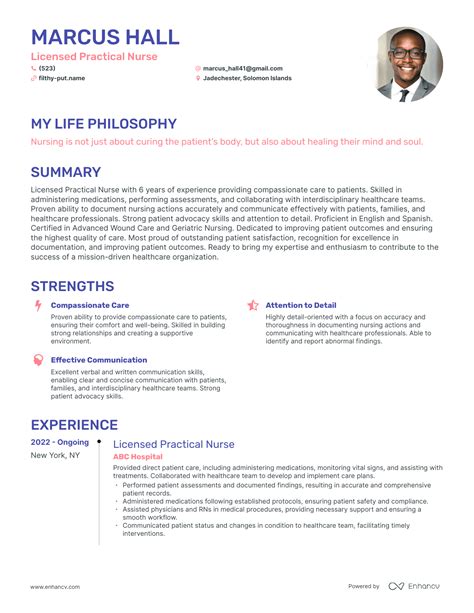 3 Licensed Practical Nurse Resume Examples & How-To Guide for 2024