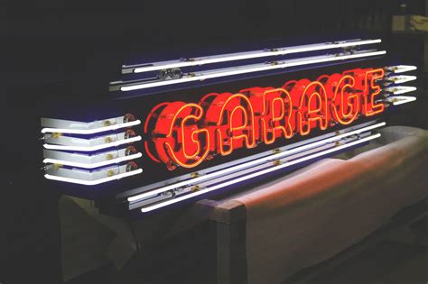 Neon Garage Sign Custom at Alyssa Wekey blog