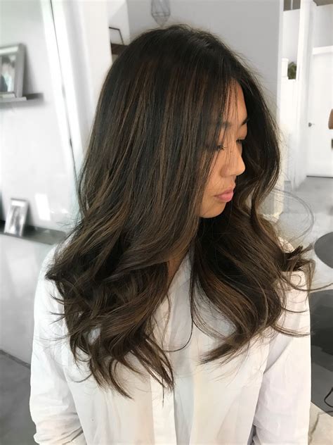Balayage|Styled| By Kyle | Balayage asian hair, Asian hair, Asian hair ...