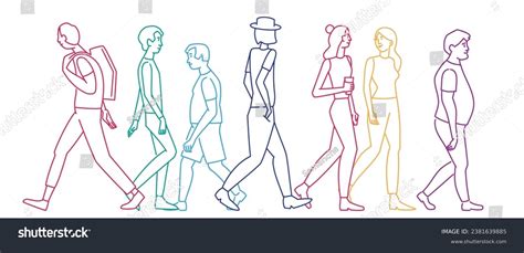 Business People Walking Side Profile 的图像结果