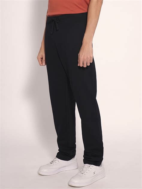Buy Black Mid Rise Casual Pants for Men Online