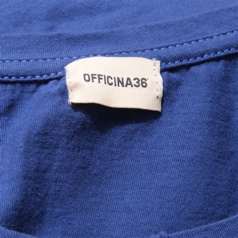 maglia uomo OFFICINA36 light blue abraded t-shirt man